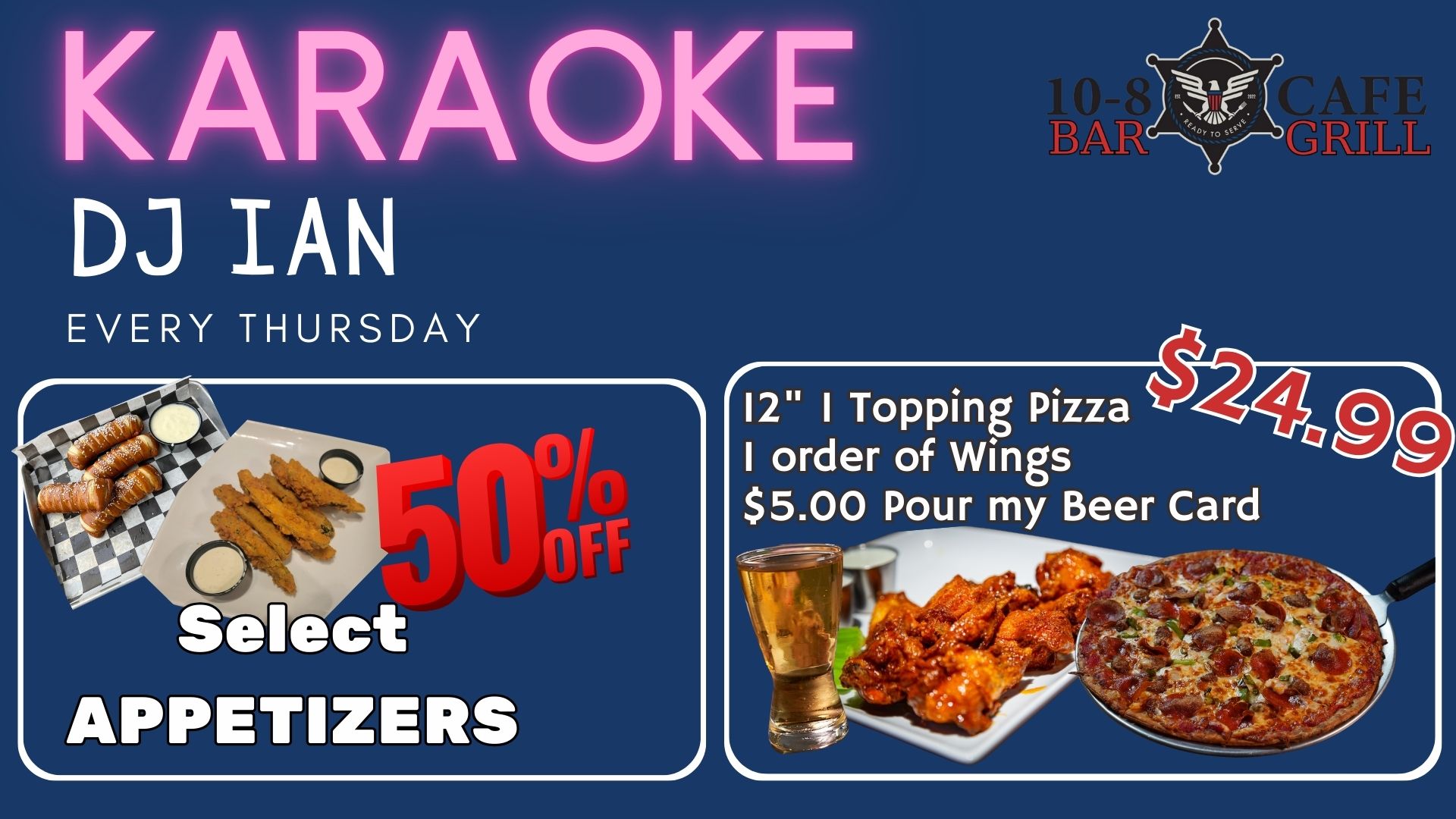 Karaoke Night Party Invitation Facebook Post (Desktop Wallpaper)