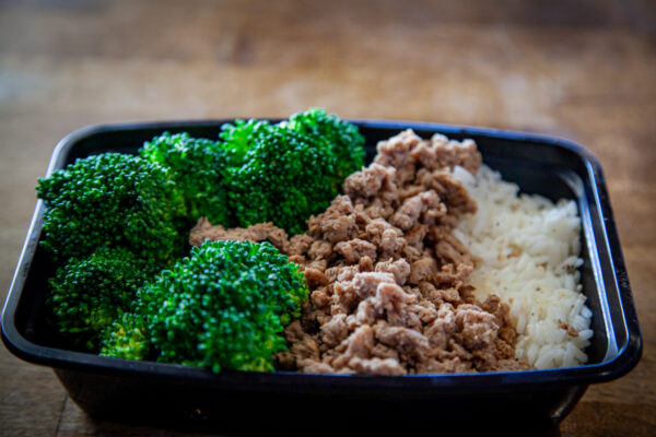Ground Turkey w/ Jasmine Rice & Broccoli