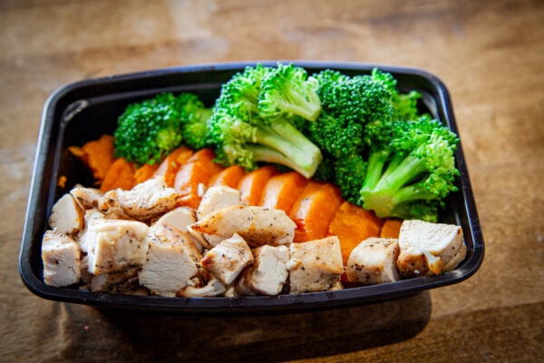 Chicken w/ Sweet Potato & Broccoli