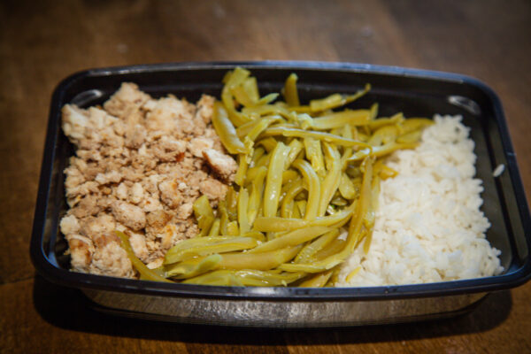 Ground Turkey w/ Jasmine Rice & Green Beans